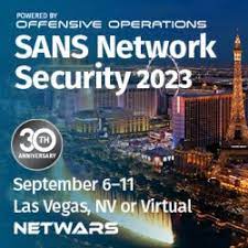 SANS Cyber Security Training 2023